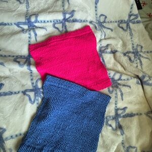 No Boundaries Pink and Blue Kids Skirts